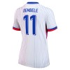 Original Fußballtrikot Frankreich Dembele 11 Auswärtstrikot EURO 2024 Für Damen